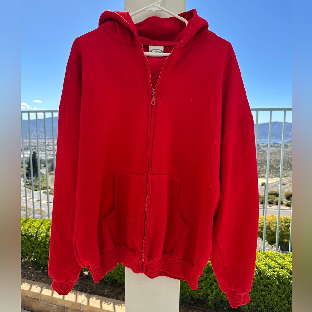 Speedy Vintage Red Hoodie